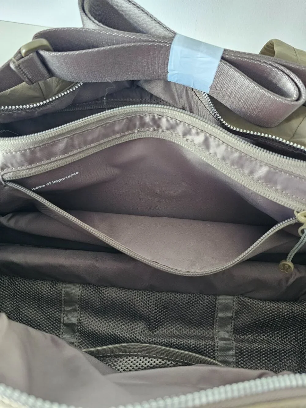 NWT LULULEMON FANB Fawn Brown On My Level Barrel Duffle Duffel Bag One Size OS - Picture 10 of 15